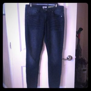 Stretch Skinny Jeans- Dark Blue
